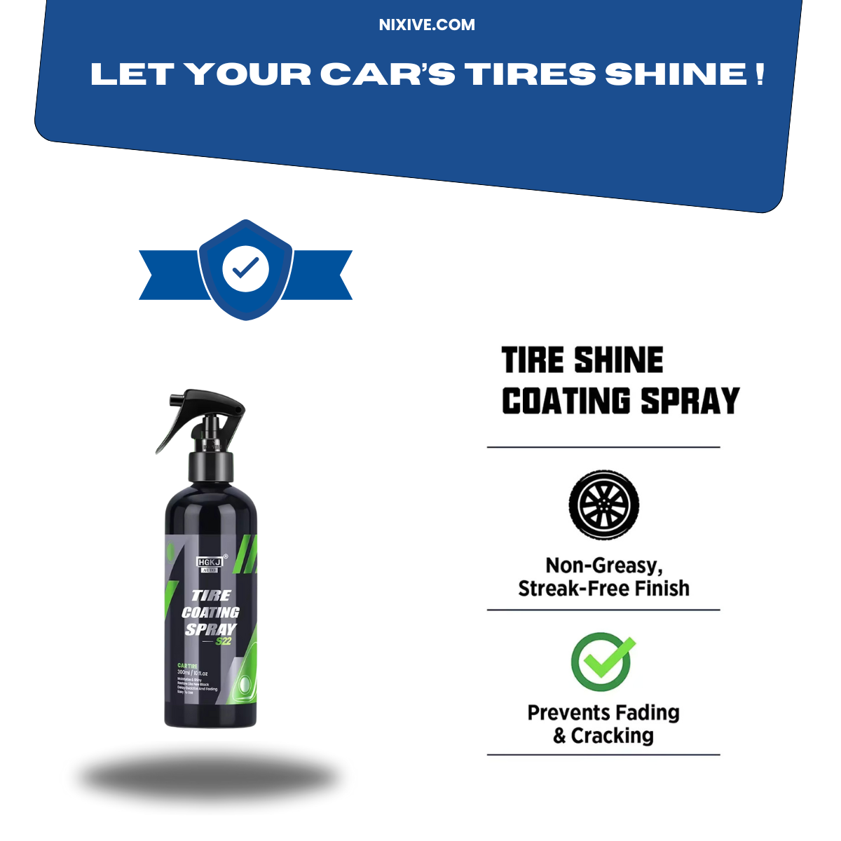 LuxShine Tire Spray